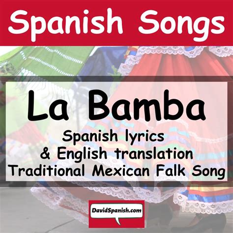 bamba song|bamba spanish song.